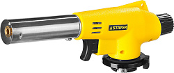 Горелка газовая на баллон, с пьезоподжигом, 1300С STAYER MaxTerm 55584 
