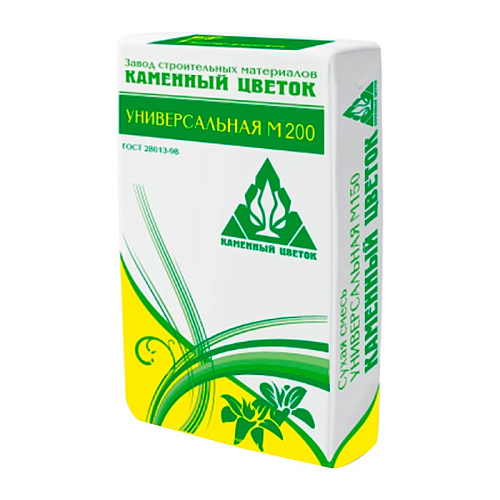  Смесь сухая универсальная Каменный цветок М-200, 50 кг 