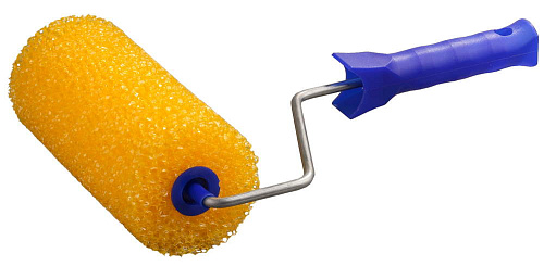  Валик STAYER "PROFI" СТРУКТУРНЫЙ ПОРОЛОН малярный в сборе, бюгель 6мм, 80x180мм 