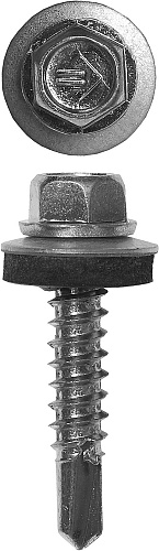  Саморез кровельный 5,5 х 50 мм, 1000 шт. оцинкованные, ЗУБР "ПРОФЕССИОНАЛ" 