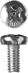  Винт DIN 7985, M4x8мм, кл.пр. 4.8, оцинкованный, 5кг ЗУБР "МАСТЕР" 