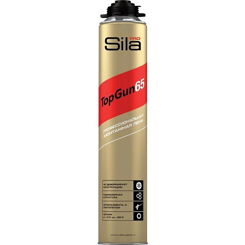  Sila Pro TopGun 65 STANDARD winter, профессиональная монтажная пена, 850 мл 