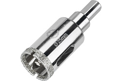 Коронка алмазная по керамограниту и керамике с центрирующим сверлом 25 мм Diamond Industrial DIDCSC0 