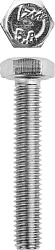  Болт с шестигранной головкой М6x35мм, ГОСТ 7798-70, кл.пр. 5.8, оцинк., 5кг ЗУБР "МАСТЕР" 