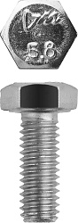  Болт с шестигранной головкой М6x16мм, ГОСТ 7798-70, кл.пр. 5.8, оцинк., 5кг ЗУБР "МАСТЕР" 