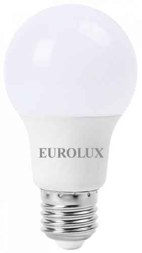  Лампа светодиодная LL-E-A60-9W-230-2,7K-E27 (груша, 9Вт, тепл., Е27) Eurolux, , шт 