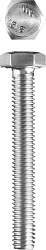  Болт с шестигранной головкой М5x35мм, ГОСТ 7798-70, кл.пр. 5.8, оцинк., 5кг ЗУБР "МАСТЕР" 
