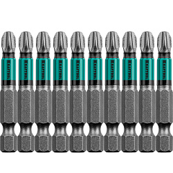  Биты PH3, 50 мм, тип хвостовика E 1/4", 10 шт в блистере KRAFTOOL 
