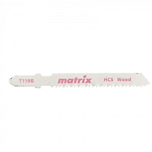  Полотна для электролобзика  по дереву, 3 шт.T119B, 50 x 2 мм, HCS // Matrix 