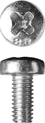  Винт DIN 7985, M3x8мм, кл.пр. 4.8, оцинкованный, 5кг ЗУБР "МАСТЕР" 