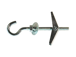  Складной пружинный дюбель с крючком М4 х 75 мм 
